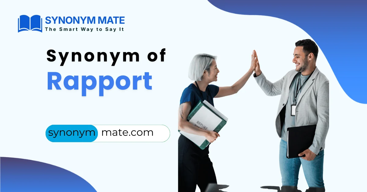 synonyms for rapport