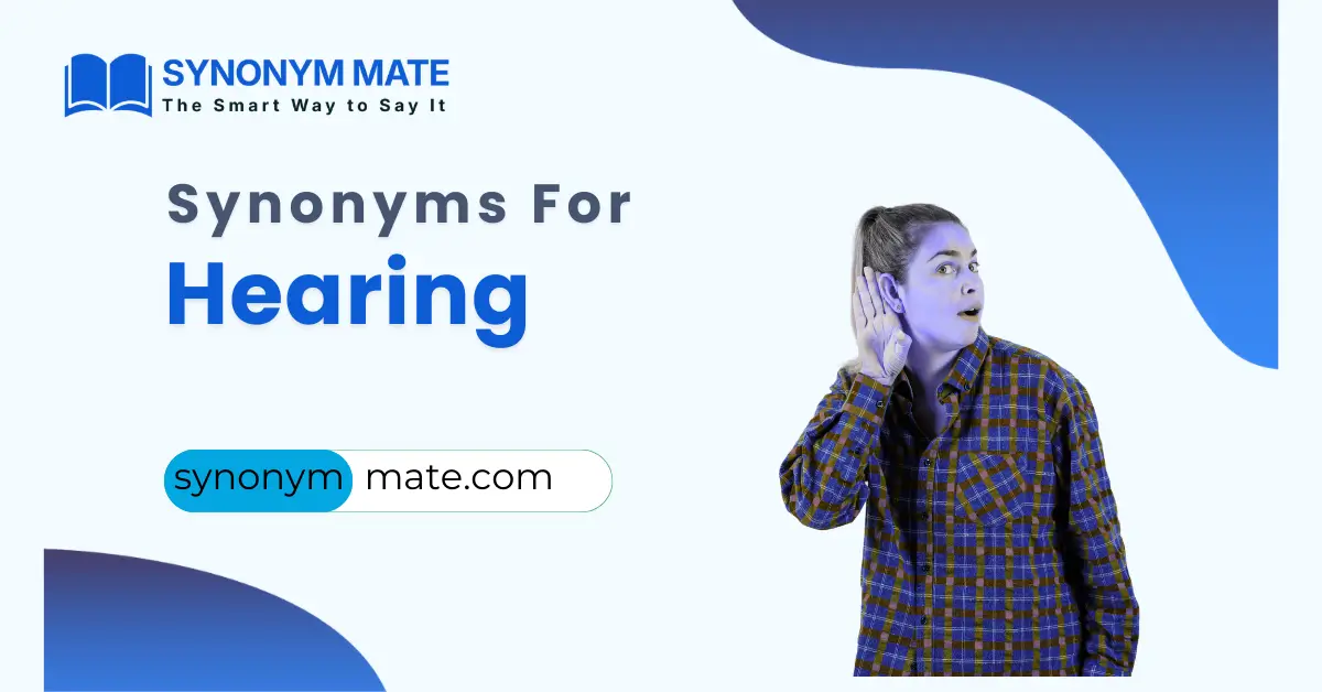 synonyms for hearing