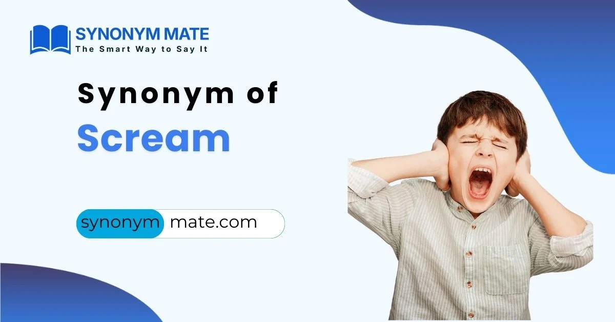 synonyms of scream