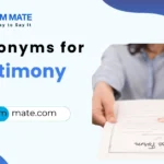 synonyms for testimony