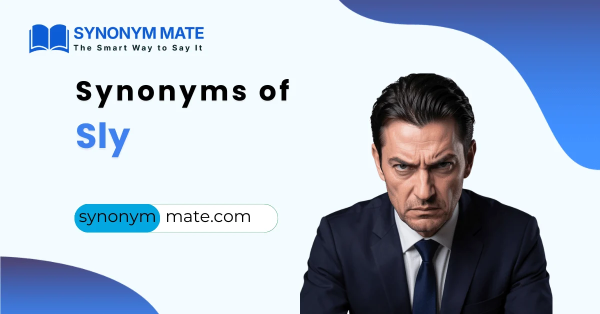 synonyms of sly