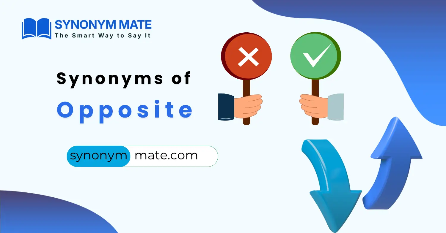 synonyms of opposite