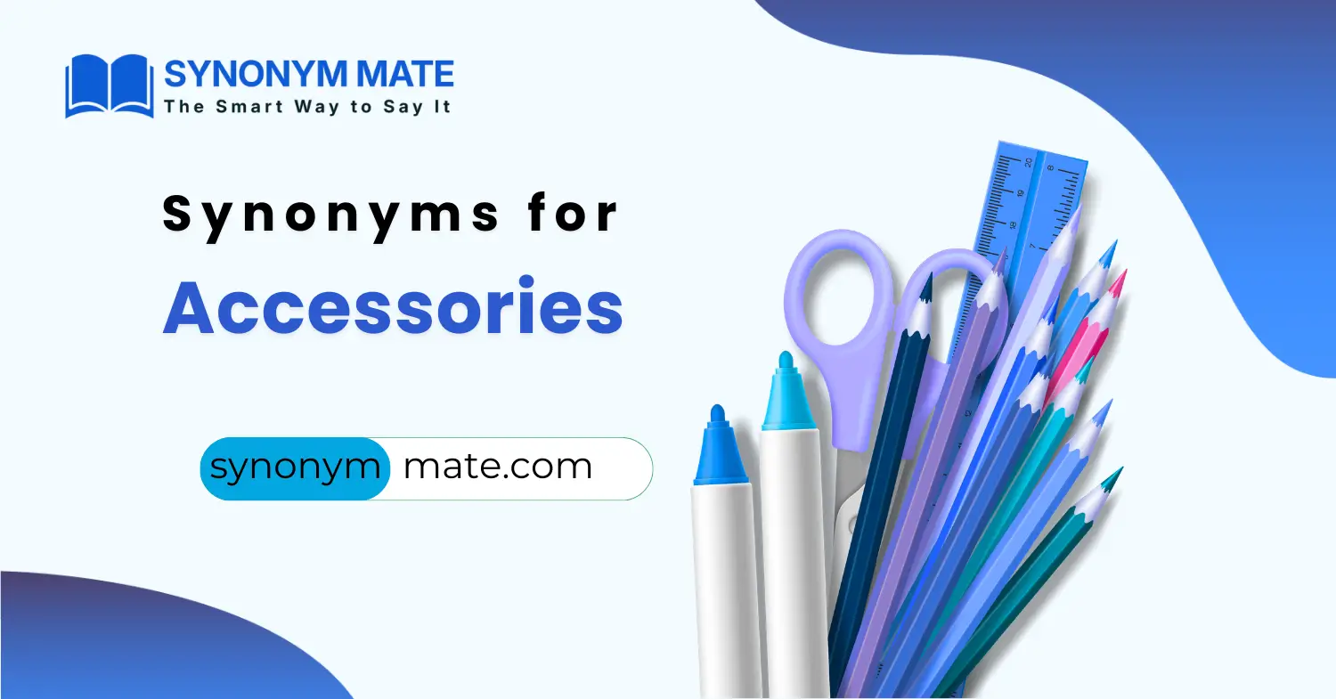 synonyms for accessories