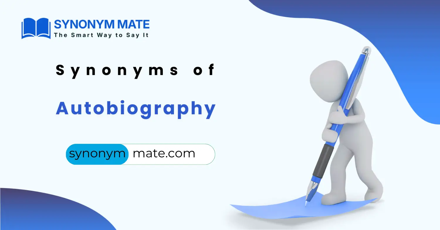 synonyms of autobiography