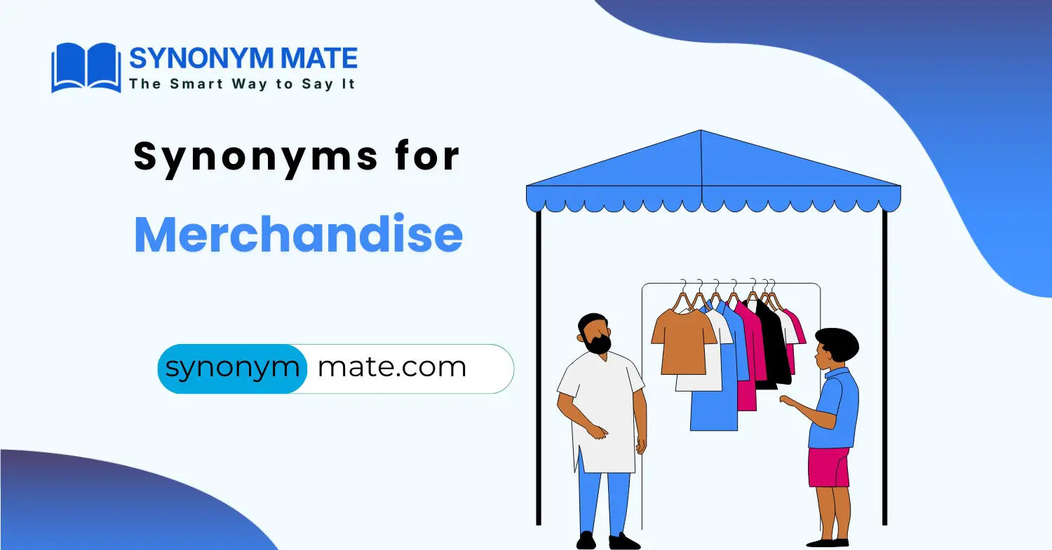 synonyms for merchandise