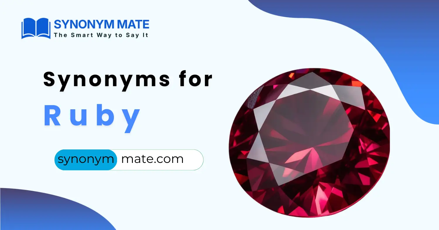 synonyms for ruby