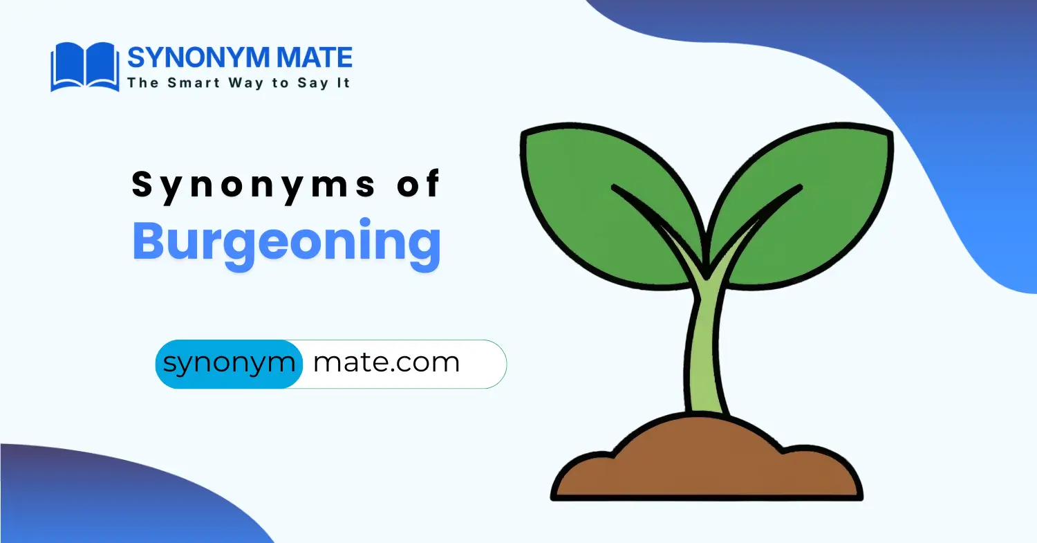 synonyms of burgeoning