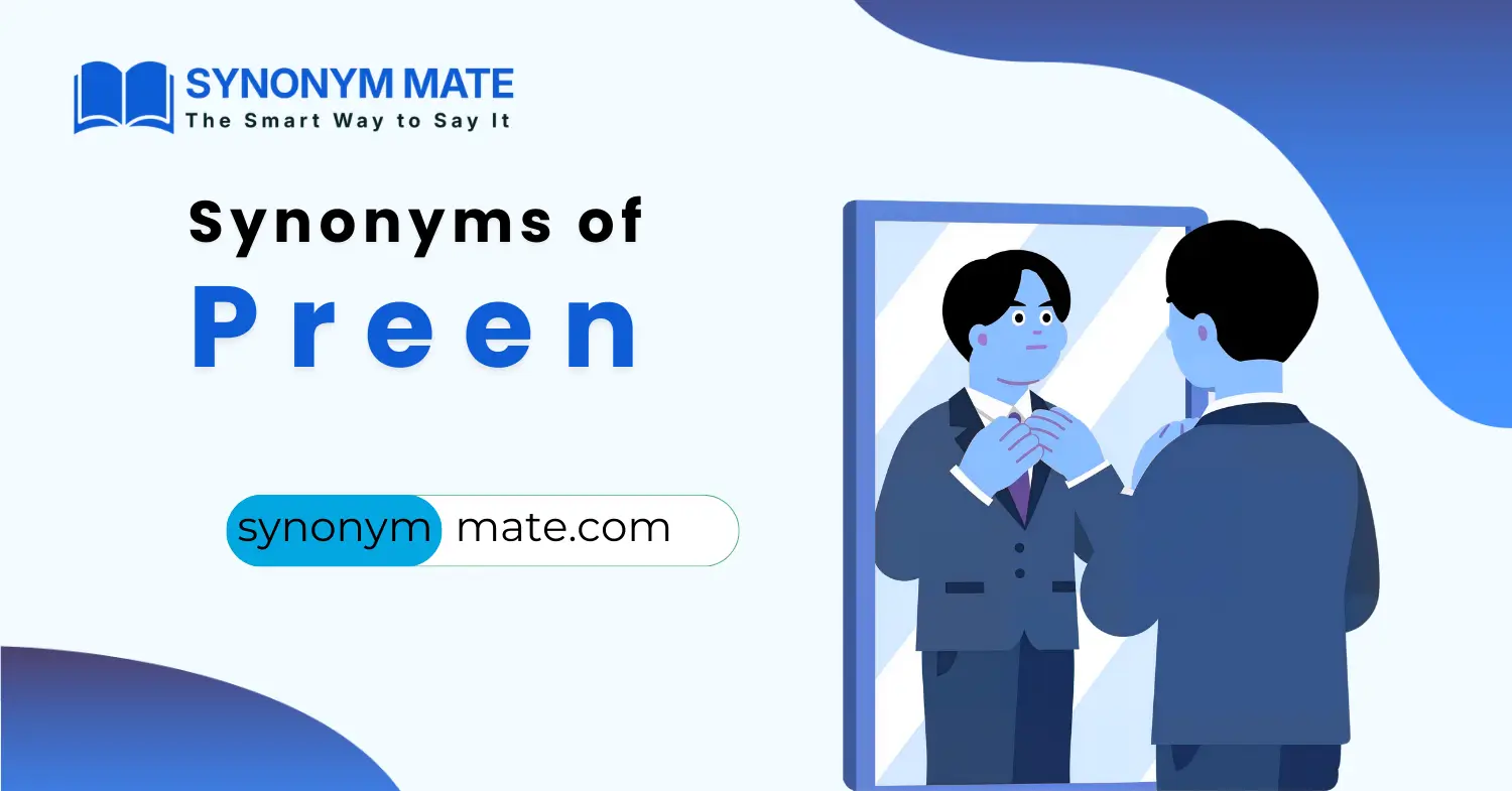 synonyms of preen