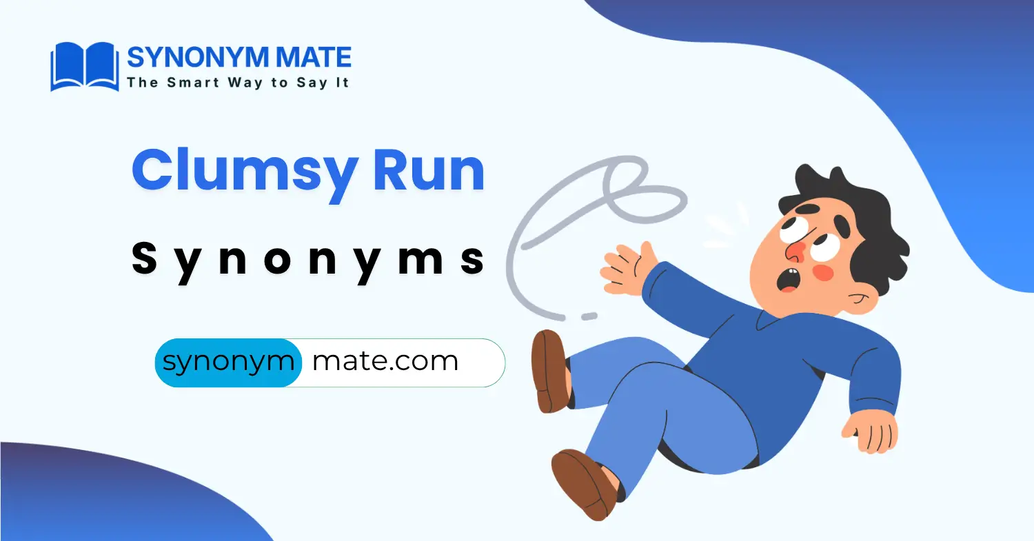 clumsy run synonyms