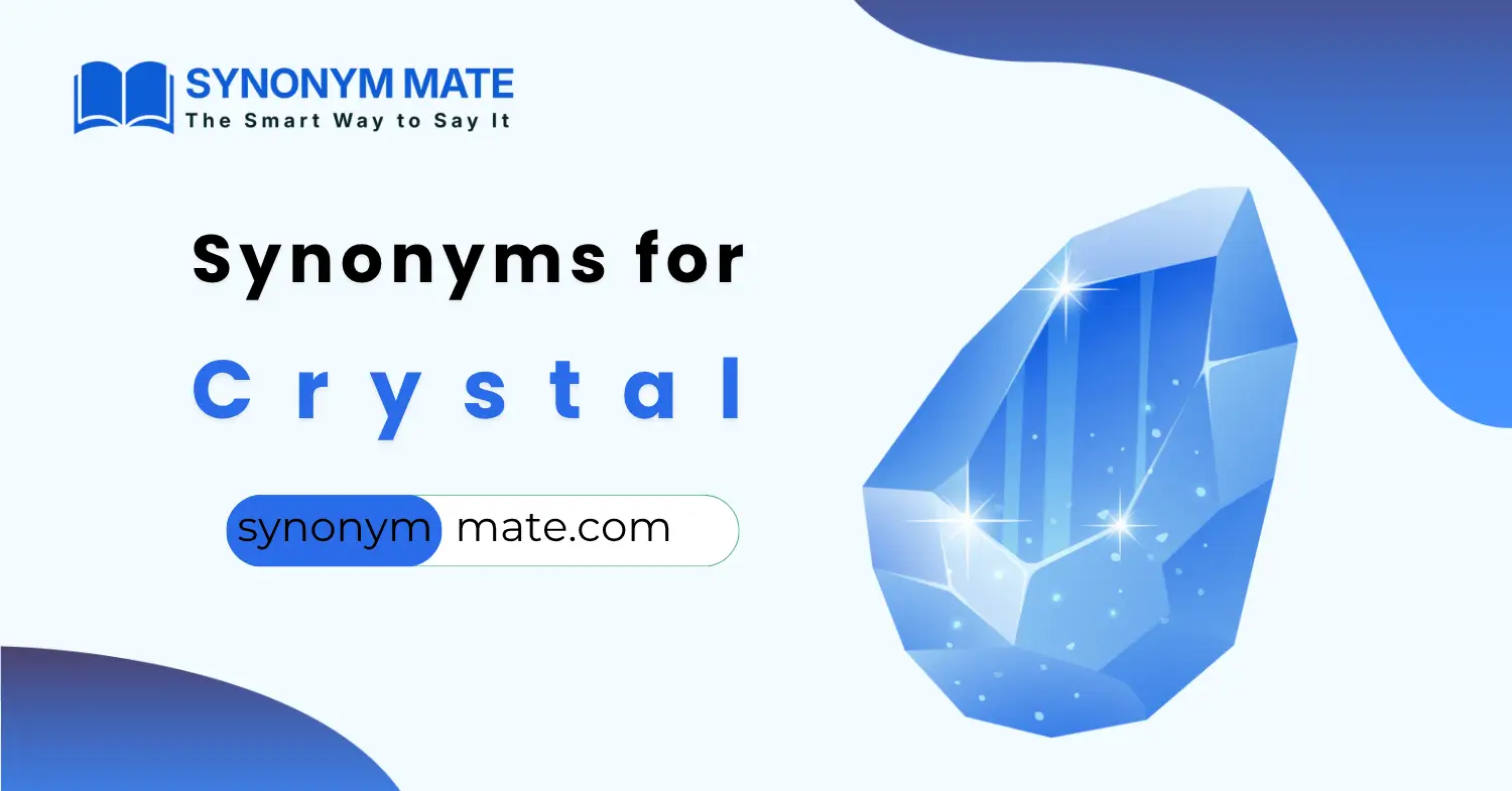 synonyms for crystal