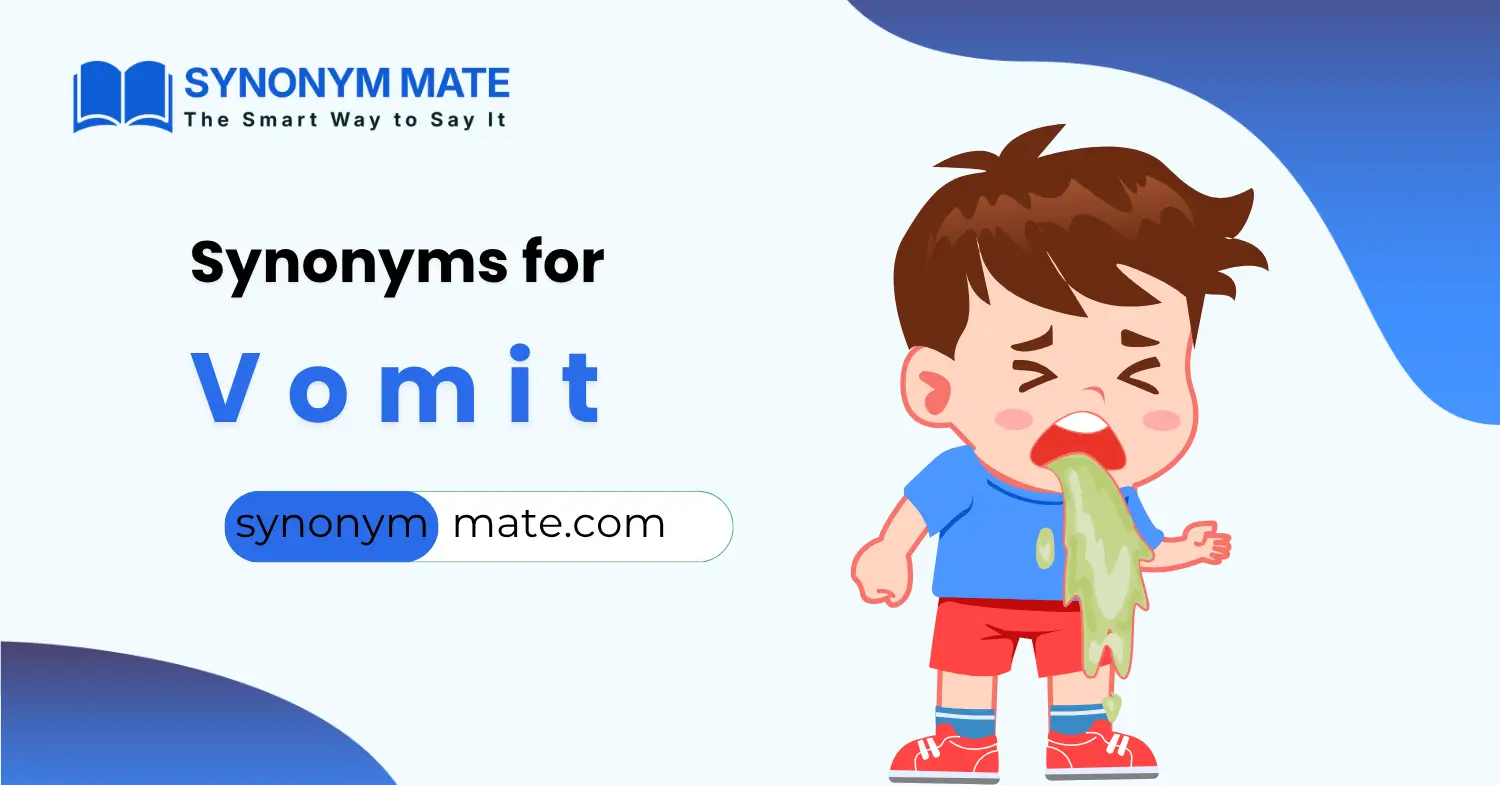 synonyms for vomit