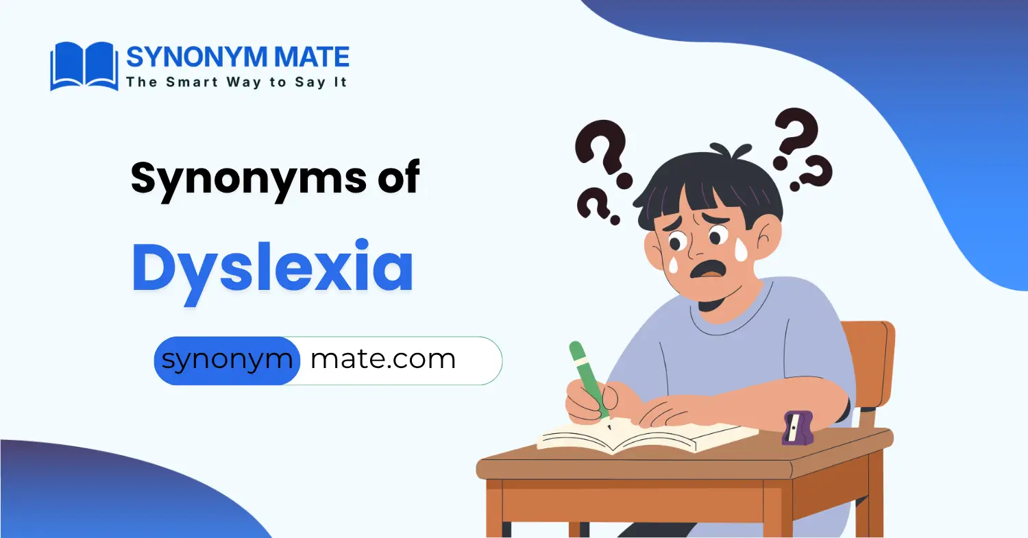 synonyms of dyslexia