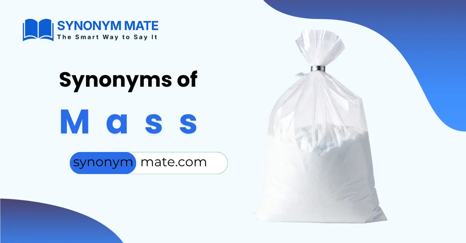 synonyms of mass