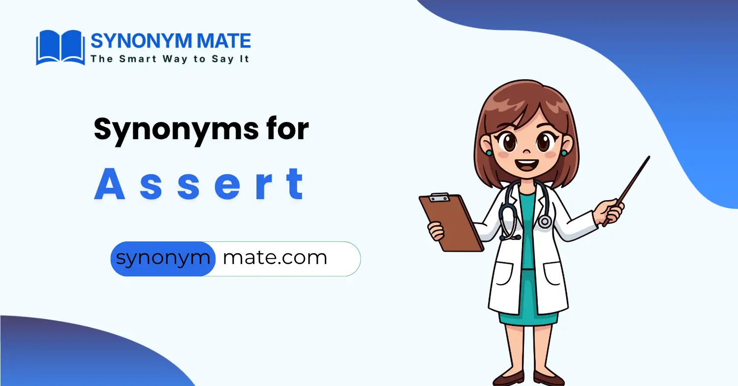 synonyms for assert