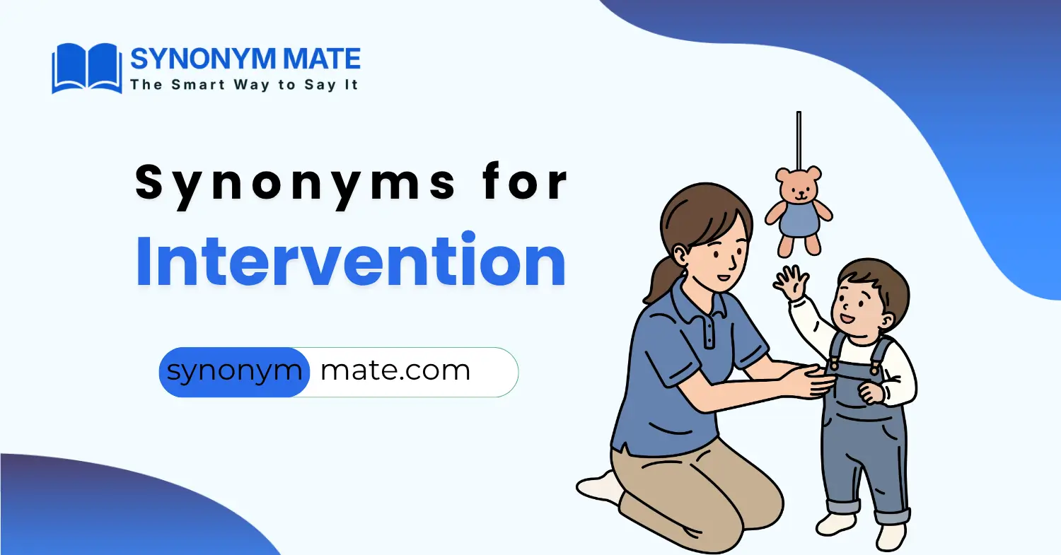 synonyms for intervention