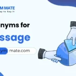 synonyms for message