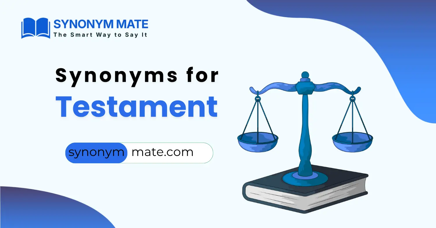 synonyms for testament