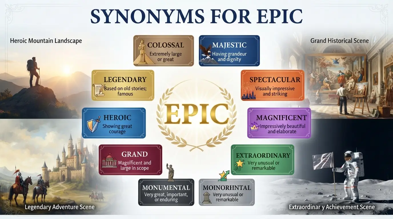 synonyms for epic