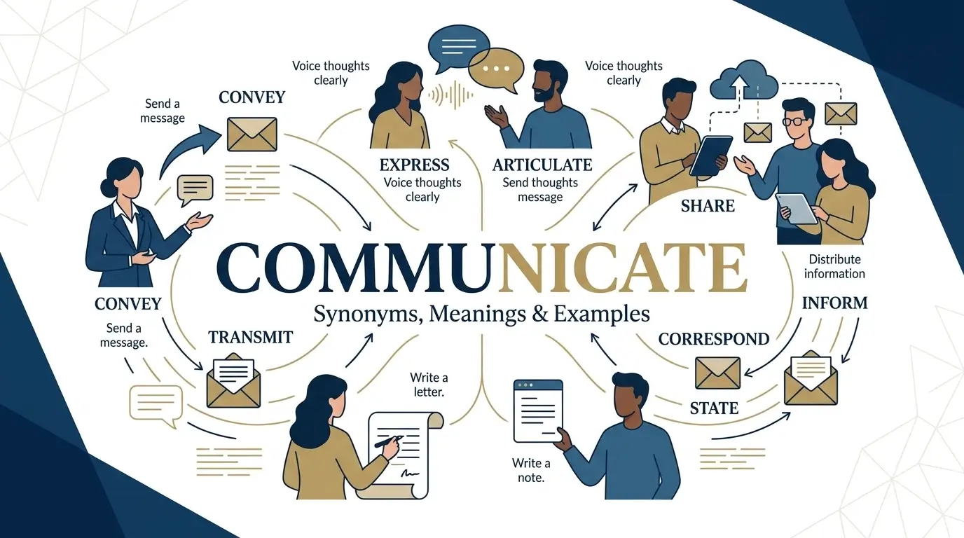 Synonyms for Communicate