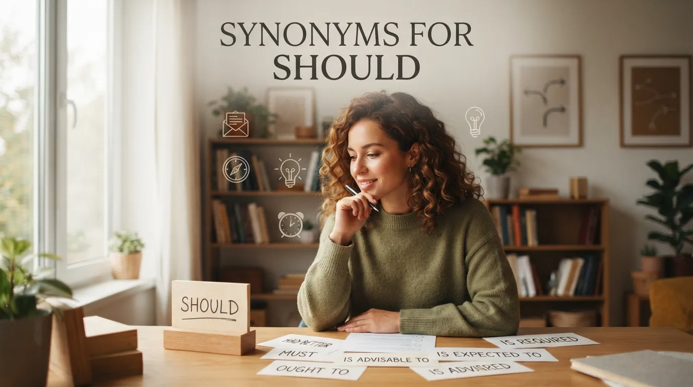 synonyms for should