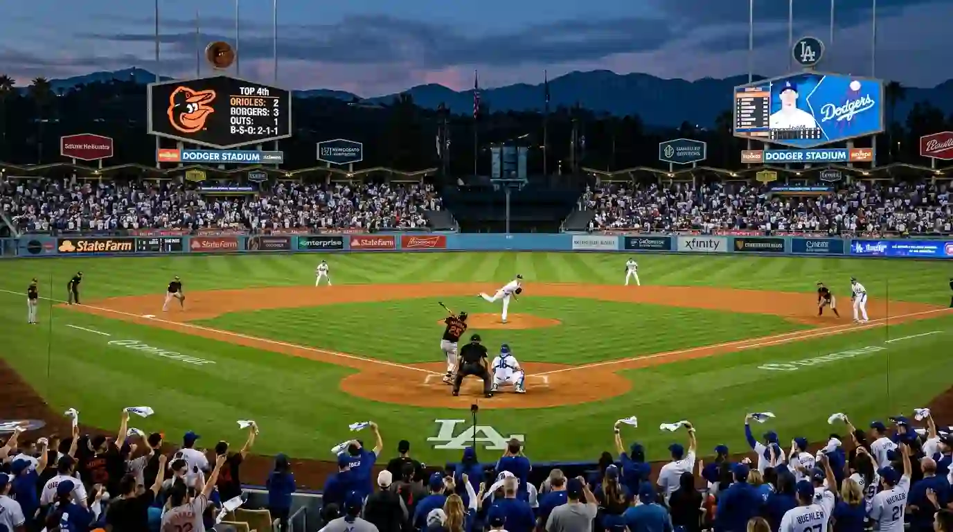 Baltimore orioles vs Dodgers
