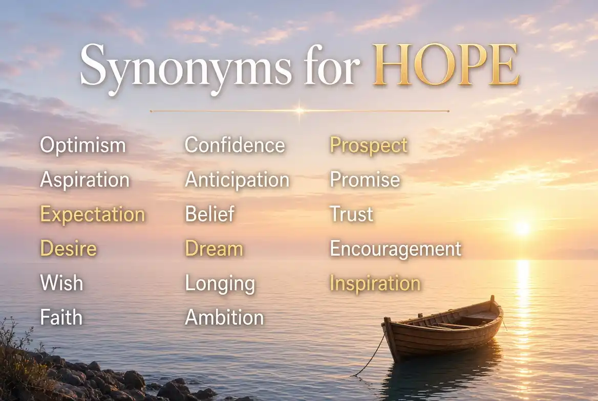 what is a synonym for hope